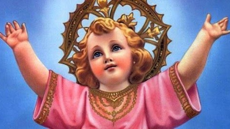 Niño jesus con corona imagen